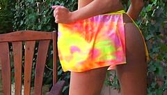 Why Does Caylian Curtis Touch Her Shaved Pussy Outdoors With Those Big Soft Tits And Sexy Tattoos