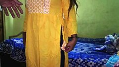 Indian Hot Bhabhi Fucking With Dever In Doggy Style While Bent Over Big Ass