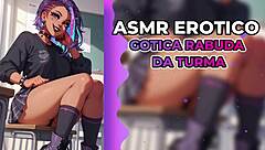 Gothic Colleague Shares Erotic ASMR Secrets With Forbidden Desires