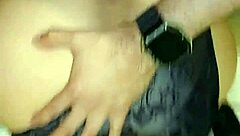 Любитель ебет танцовщицу подругу в белье, не зная что снимает, с жопой от тренировок в домашке