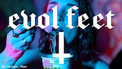 Have you seen these redhead feet crushing cup noodles in a fun domination style