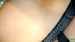 Amateur guy fucks his dancer girlfriend in lingerie without her knowing he records it. She has big ass from exercise in this sexy homemade scene.