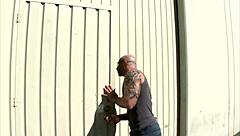 Sexy hot American girl takes on a massive solid cock in passionate blowjob action.