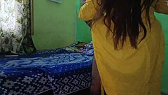 Indian Hot Bhabhi Fucking With Dever In Doggy Style While Bent Over Big Ass