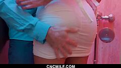 Milf Serves Anissa And Brick In Threesome With Bdsm Blowjob And Riding