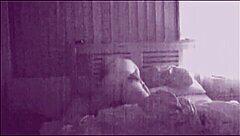 Amateur brunette couple fucks loudly with boyfriend and girlfriend moaning in orgasm