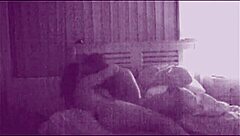 Amateur brunette couple fucks loudly with boyfriend and girlfriend moaning in orgasm