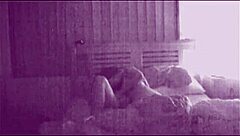 Amateur brunette couple fucks loudly with boyfriend and girlfriend moaning in orgasm