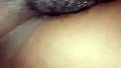 Amateur guy explores his landlady's big fat wet pussy with hands-on play