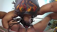 oh man, eatin' that hot pussy and face fuckin' with beautiful pornstar nina rivera, clothes ripped and drippin' wet...