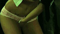 hey slave you got caught now you're chained up tight as my bound blonde submissive in this femdom skirt tease