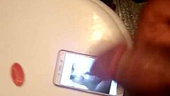 Cum shoots out from black cock for the eager dick lover in raw action