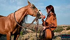 Oh wow, this all natural redhead milf babe Odette is totally loving the outdoors and stripping naked in it 😍