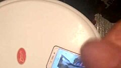 Cum shoots out from black cock for the eager dick lover in raw action