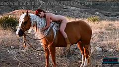 Oh wow, this all natural redhead milf babe Odette is totally loving the outdoors and stripping naked in it 😍