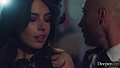 deeper into submission... chanel camryn in latex craves public domination with deepthroat, rimjob, and hairy pussy licking outdoors 😈