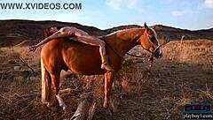 Oh wow, this all natural redhead milf babe Odette is totally loving the outdoors and stripping naked in it 😍