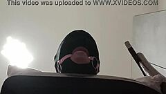 In this preview a tied up blindfolded and ballgagged milf experiences rough mouth pussy and ass penetration