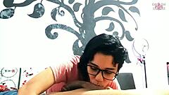 Excitante Latina Teen Carahoneyy Swallows Cum Three Times After Intense Blowjob