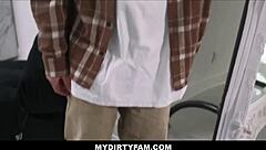 mydirtyfam - small 18+ tits teen stepsister, you wanna freeuse me like a sex doll? cumming hard from stepbrother's monster cock.