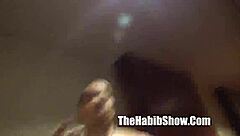 In the ghetto setting, thick phat booty Nina Rotti gets gangbanged by Puerto Rock and Adonis with big black cocks ripping her clothes.