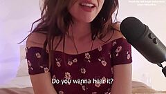 German teen 18+ dirty talk lick my pussy instructions german joi