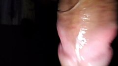 My nephew sends me a video of him getting something wet in a solo moment, sharing it casually.