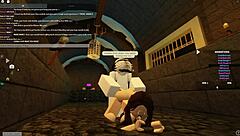 in a casual story, someone dives into 118 roblox porn with ass shaking and wet tits