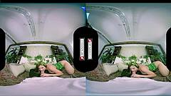 poison ivy xxx cosplay vr features stunning evil redhead getting her pussy smashed hard