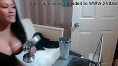 i'm oiling up my big boobs and vibing my clit in this solo clip, getting all wet and squirting... oh yeah