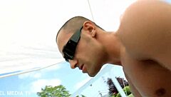 Outdoor Teasing In Bikini And High Heels Leads To Intense Action With Horny Effy Euro And Mugur