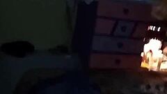 Oh man, we started watchin' porn and she just grabs my dick, massagin' it till I cum all over, like totally emptyin' me out!