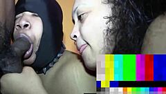 Big butt BBW milf takes massive black cocks in wild creampie gangbang