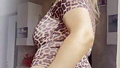 Cute Teasing Compilation with Blonde Big Tits and Natural Assets