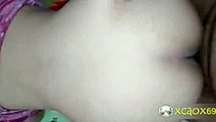 I feel so overwhelmed with passion while fucking my wife doggystyle until she cums hard on the condom.