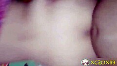 I feel so overwhelmed with passion while fucking my wife doggystyle until she cums hard on the condom.