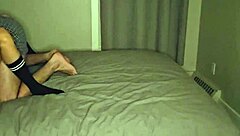 This young silly girl is just fooling around in her bedroom with cute petite brunette vibes