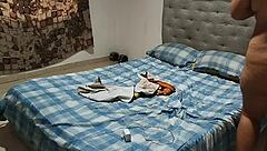 chubby girl masturbates in bathroom with squirting finish