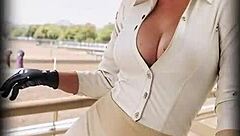 Becoming A Cougar - Chapter 3 - Practical Works - Part 1 - AI Illustrated Leather Porn Dream With Blonde Riding Outdoors.