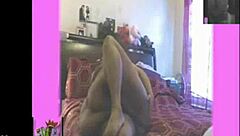 drying off my sexy bbw body and showing it all pre with big saggy tits and fat ebony curves.