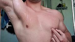 I love exploring my armpit and nipple fetish in this teasing session