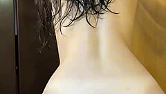 Straight out of the shower, ready for a fresh start in the day