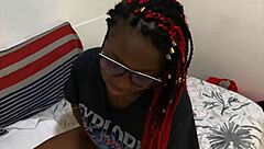 i got so damn horny waking up that i deepthroated my neighbor's stepson huge cock in his bedroom