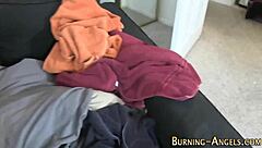 Alternative goth girl experiences intimate POV anal encounter.