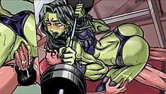 garotas de academia show off their fitness routines in this fun gym session