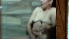 arrives home spies sister-in-law depilating before bath gets excited masturbates