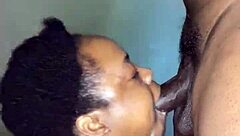 Bbw slut eagerly sucks off step brothers huge cock to cover the rent