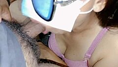 Beautiful College Pinay Delivers Smooth Close-Up Blowjob to Neighbor with Cum on Lips