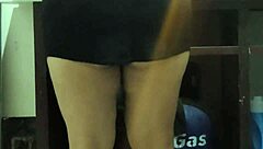 i'm recording my friend's mom cleaning and then i fuck her hard