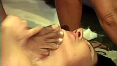 Foot Fetish Interracial Threesome With 2 Italian Sluts Sucking Big Black Cock!